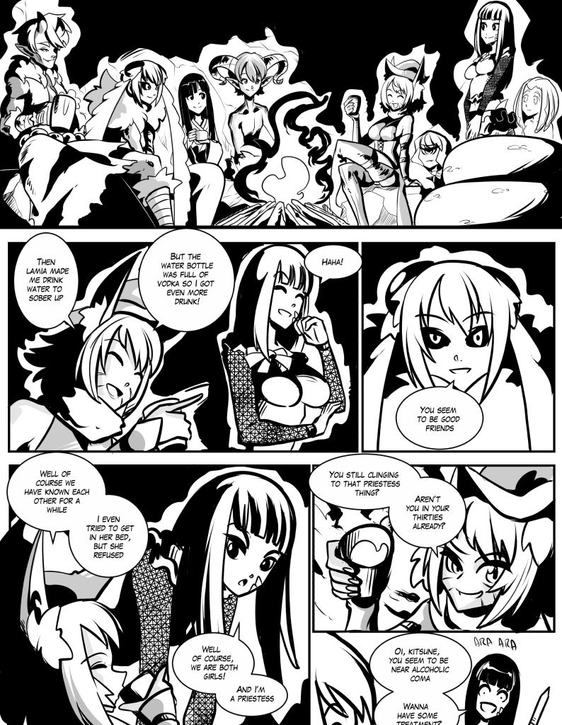 Monster girls on tour - Episode 541, Page 1: Page 541